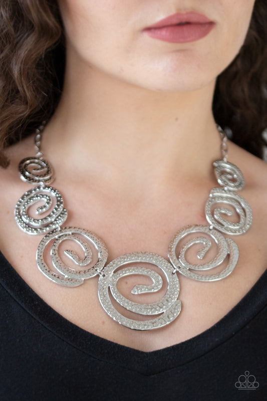 Statement Swirl - Silver - 930